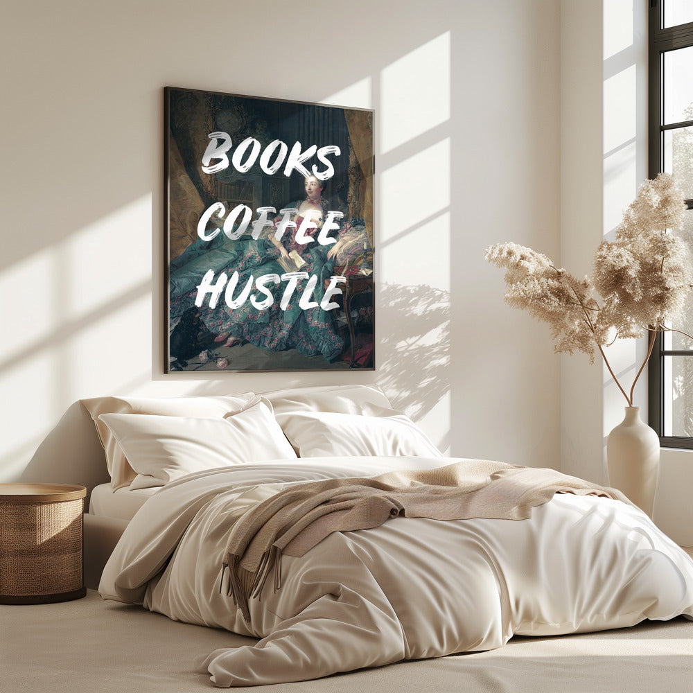 Bücherkaffeeweiß Ratioiso | Poster