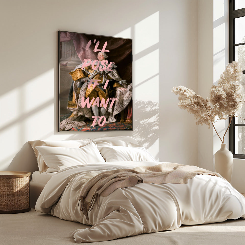 Kingposerpink Verhältnis 2x3 | Poster