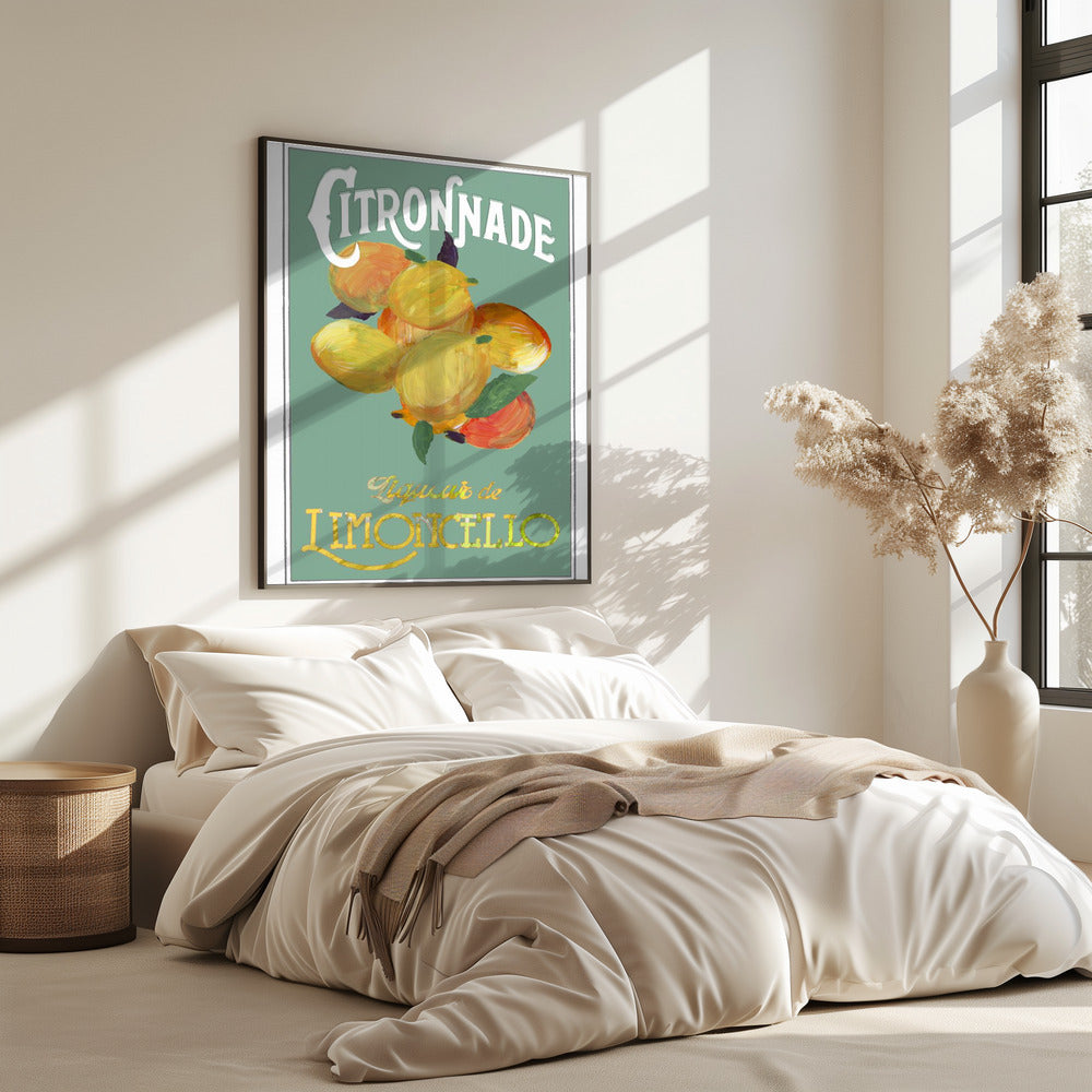 Zitronen-Limoncello | Poster