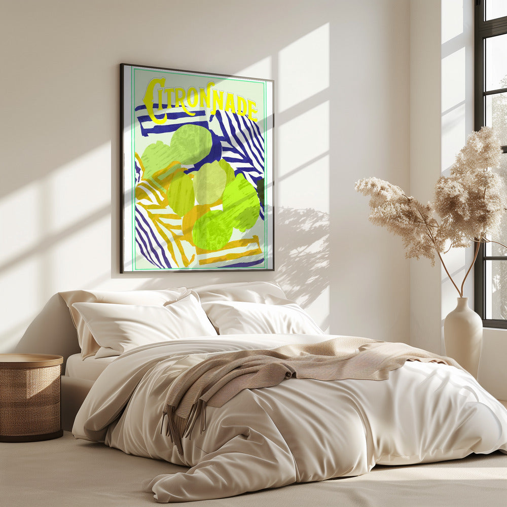 Zitronengelb und Grün | Poster