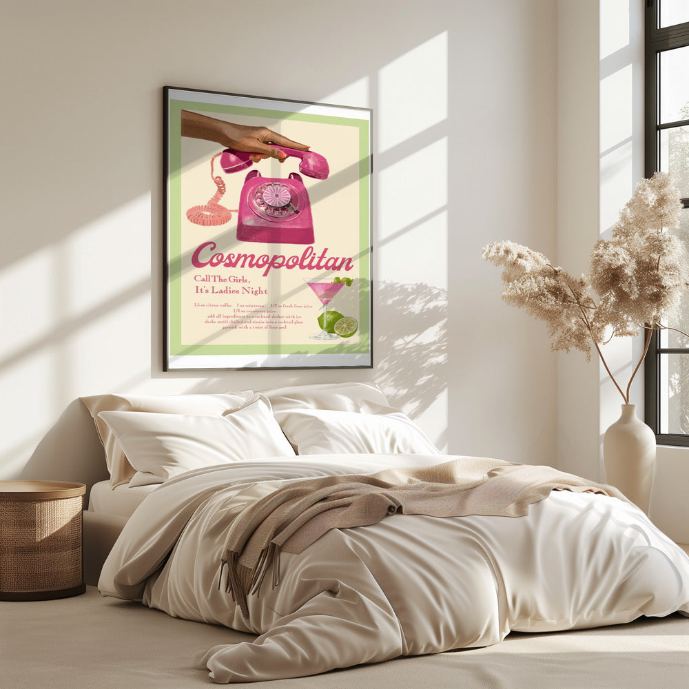 JLR Cocktails Cosmopolitan | Poster
