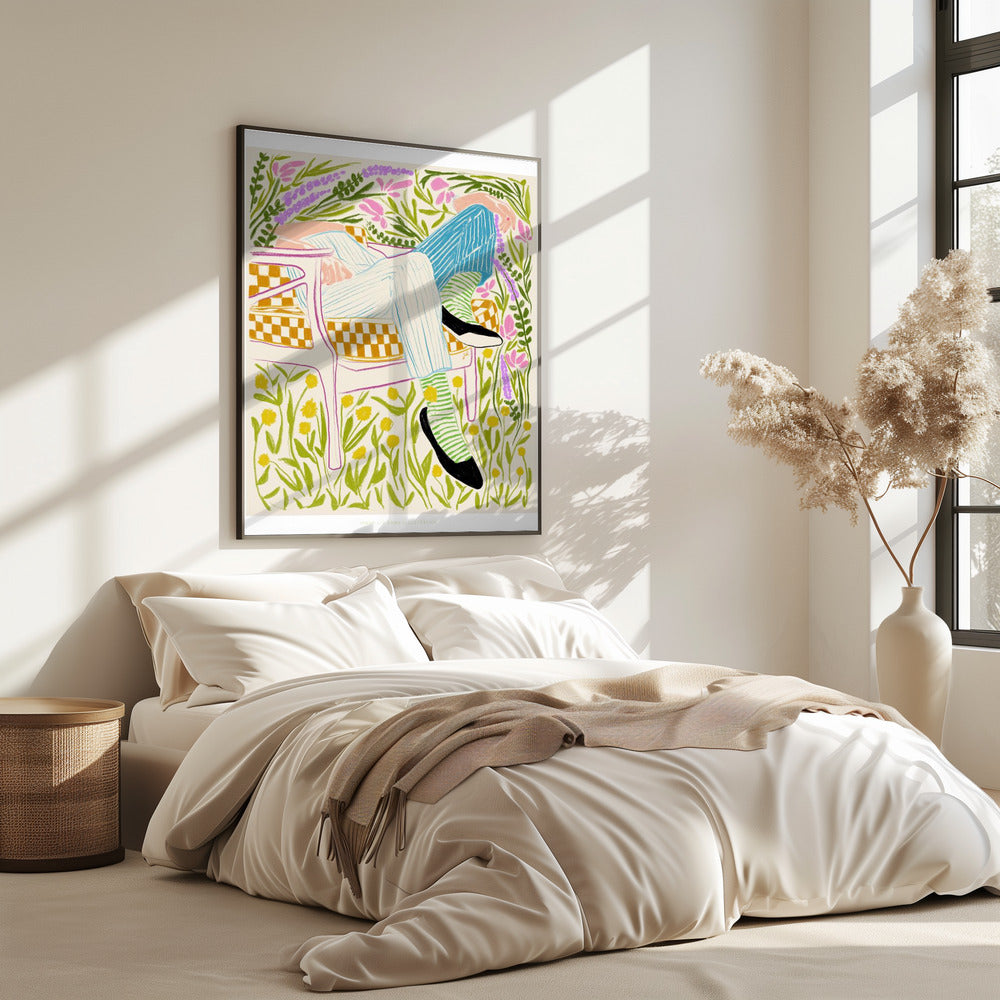 Jlr Ruhe im Garten 2 | Poster