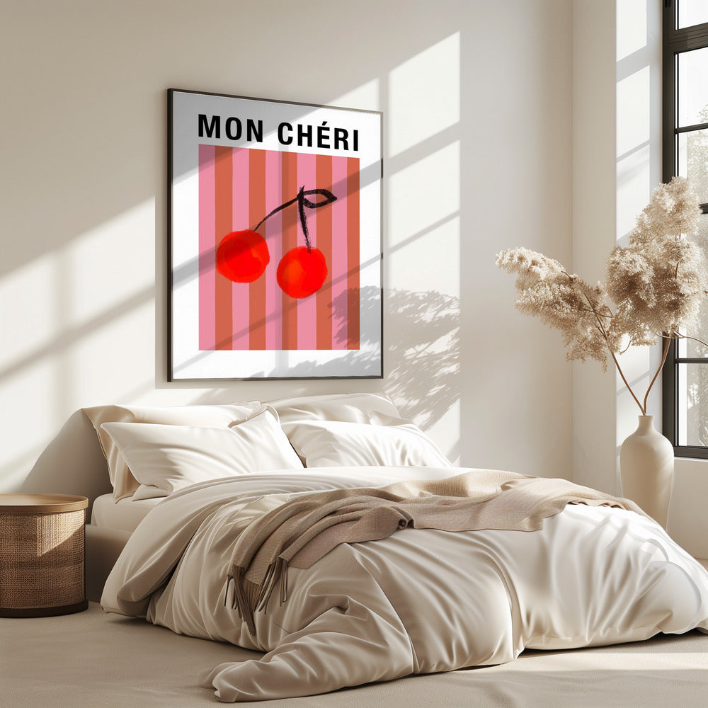 Gestreifte Kirschen Ratioiso | Poster