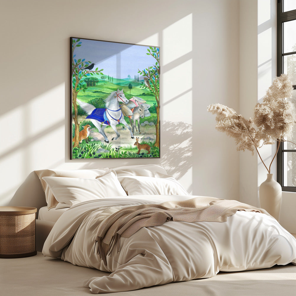Die Harmonie von Natur und Tierleben, | Poster