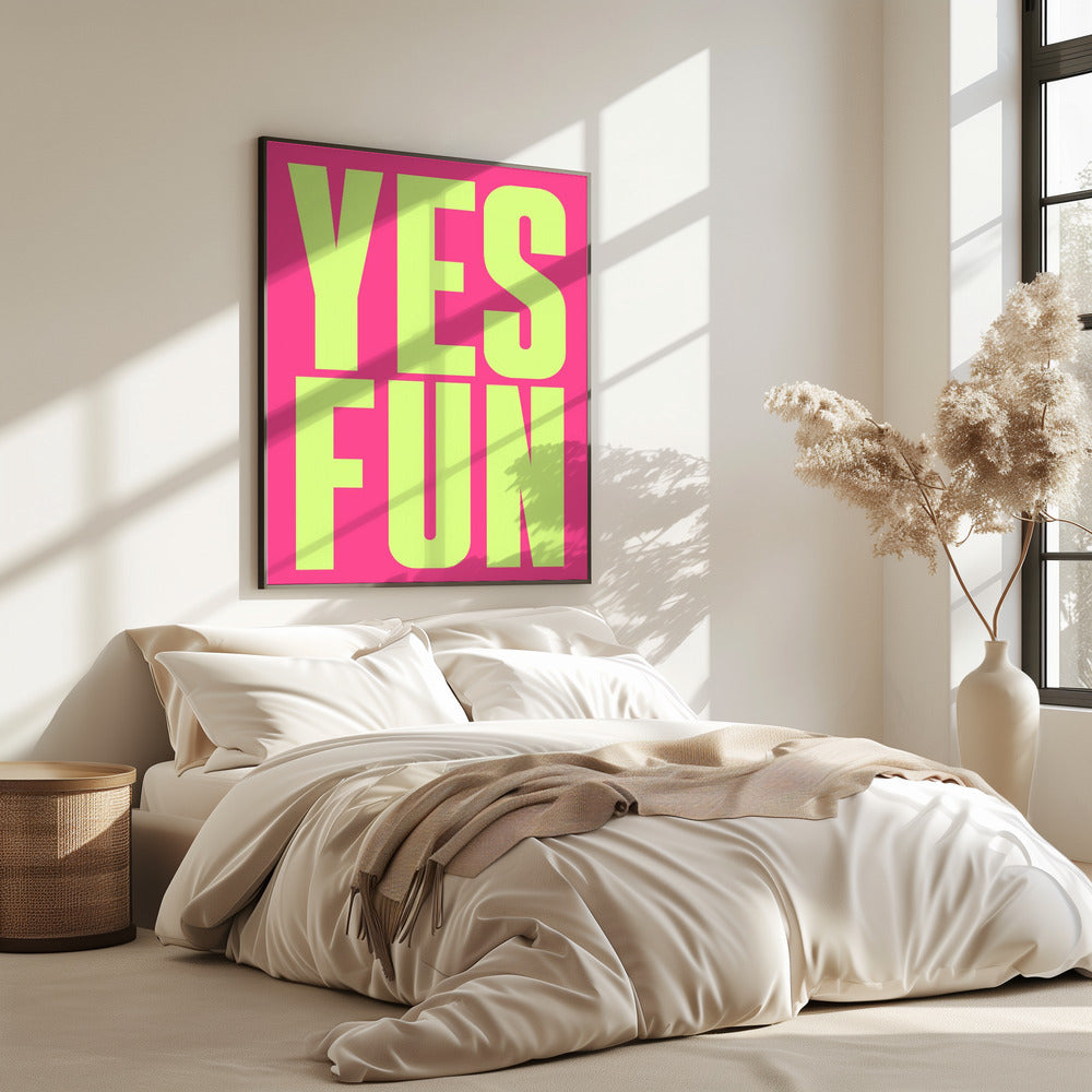 Bold Neon Positivity | Poster