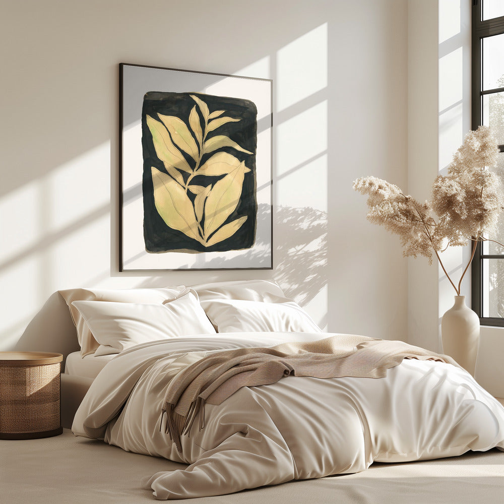 Foliage noir N.2 | Poster