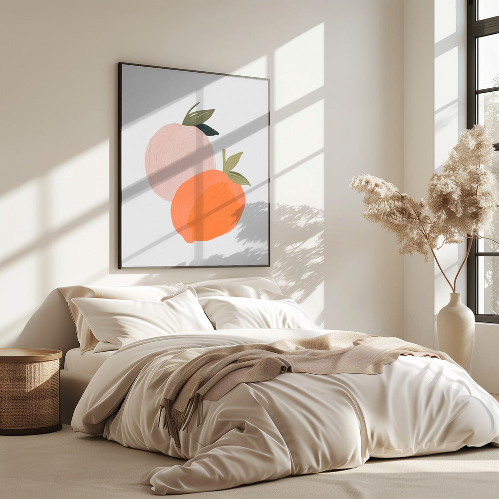 Painted Peach | Poster