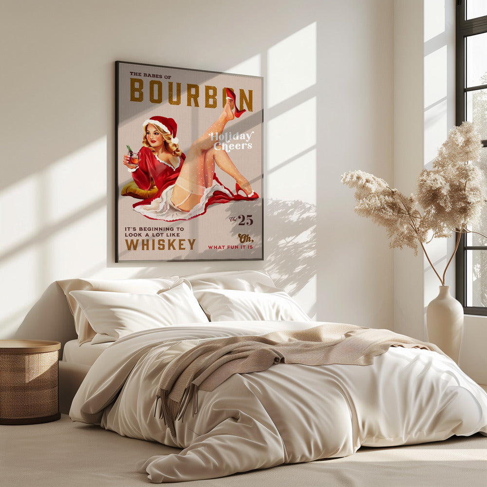 Babes of Bourbon Vol 25 Weihnachtsstimmung Weihnachts-Pinup | Poster