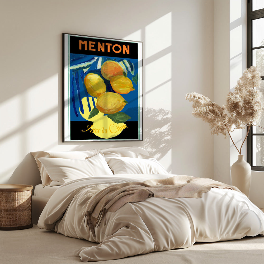 Zitronen Menton Zitrusfrucht Poster | Poster