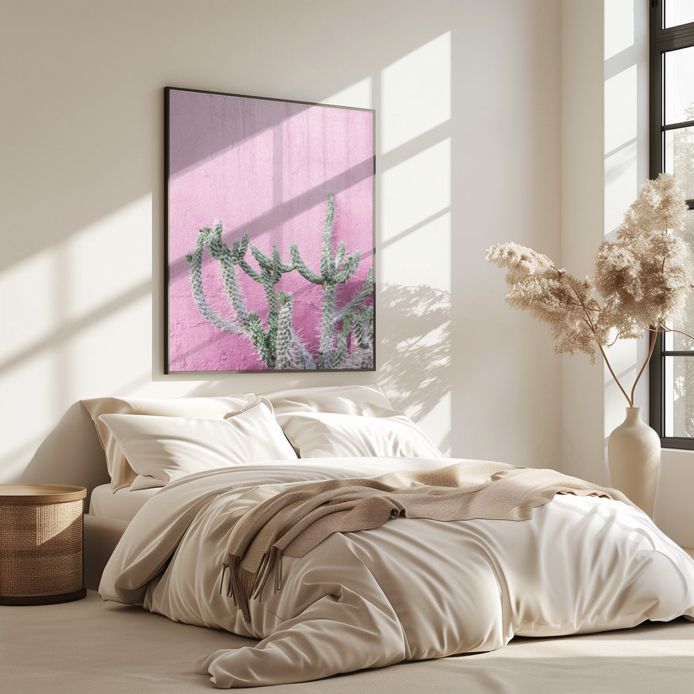 Cactus On Pink | Poster