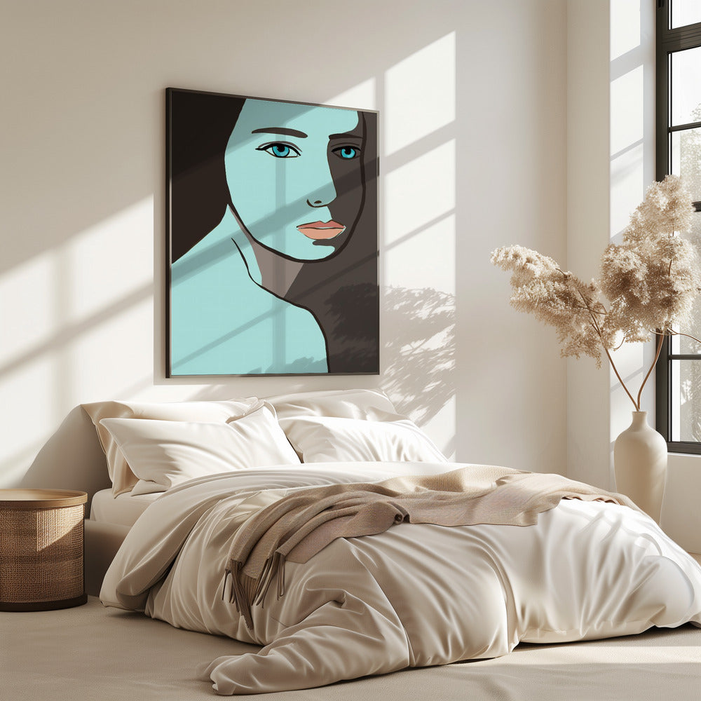 Blaue Frau | Poster