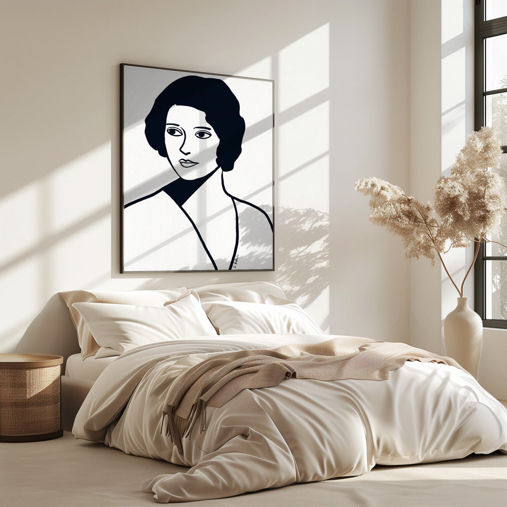 Vintage Frau | Poster