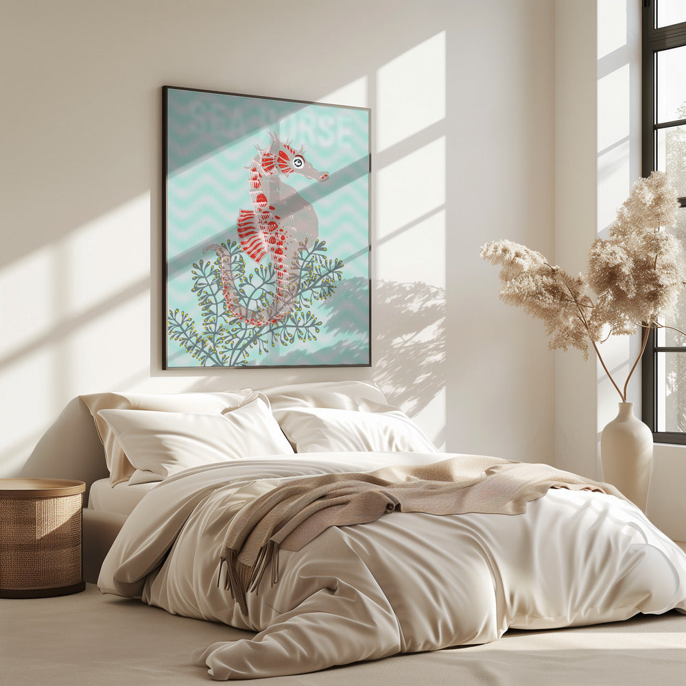 Meeresleben Seepferdchen Neptuns Freude | Poster