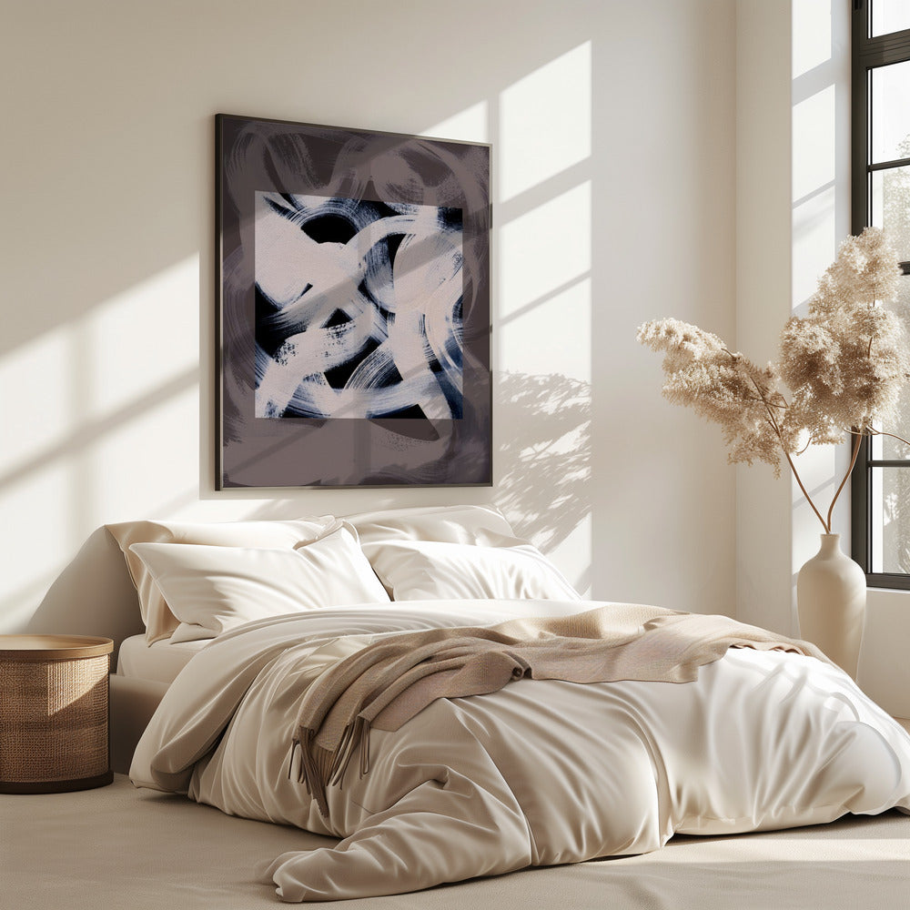 Abstrakte Pinselstriche 164X | Poster