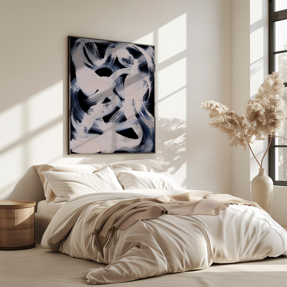 Abstrakte Pinselstriche 164 | Poster