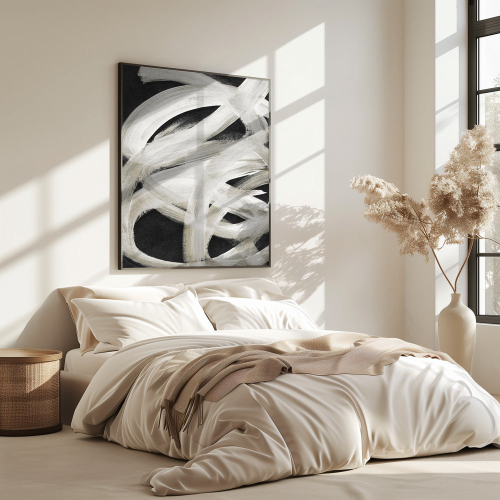 Abstract Brush Strokes 129 | Poster