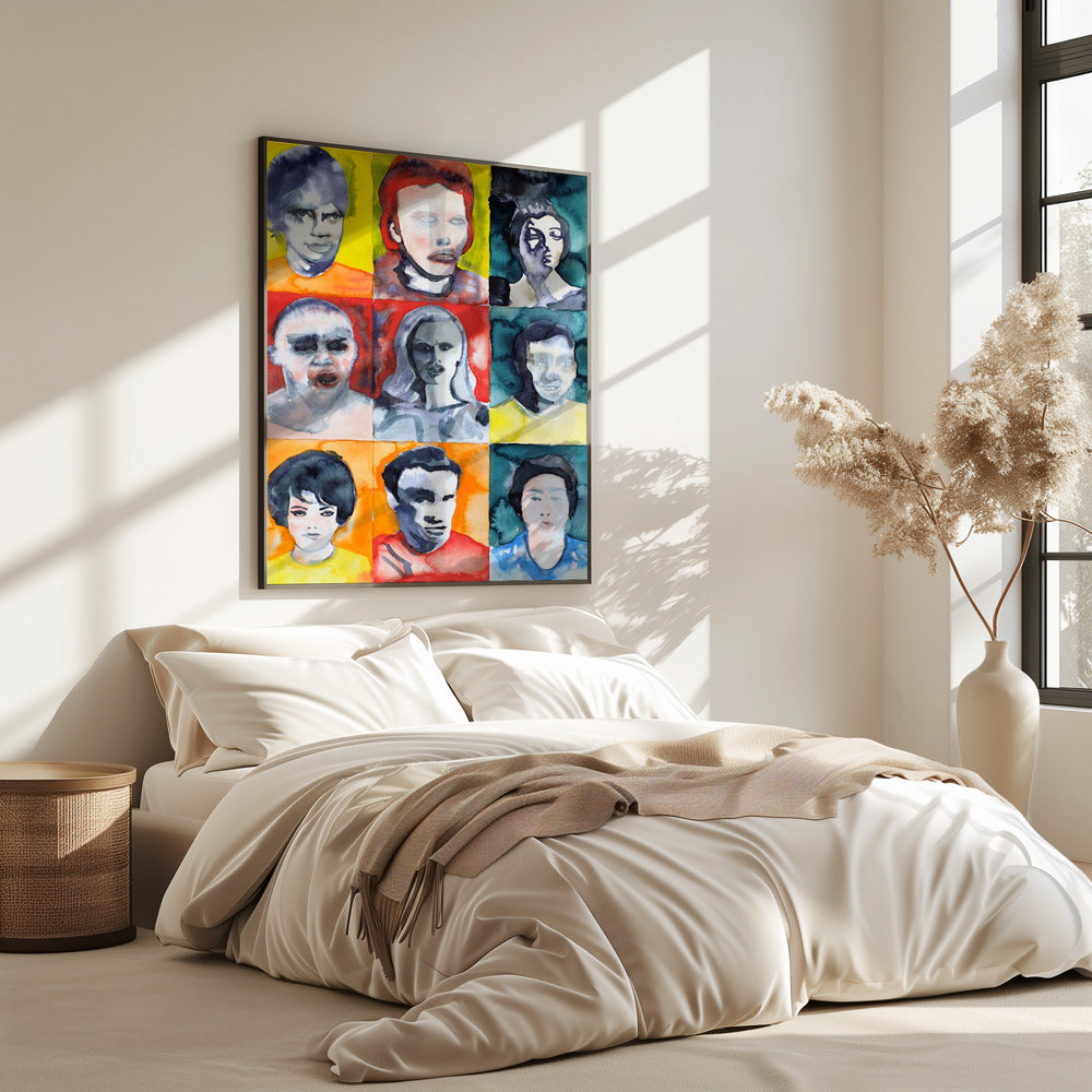 Headshot-Raster Nr. 2 | Poster
