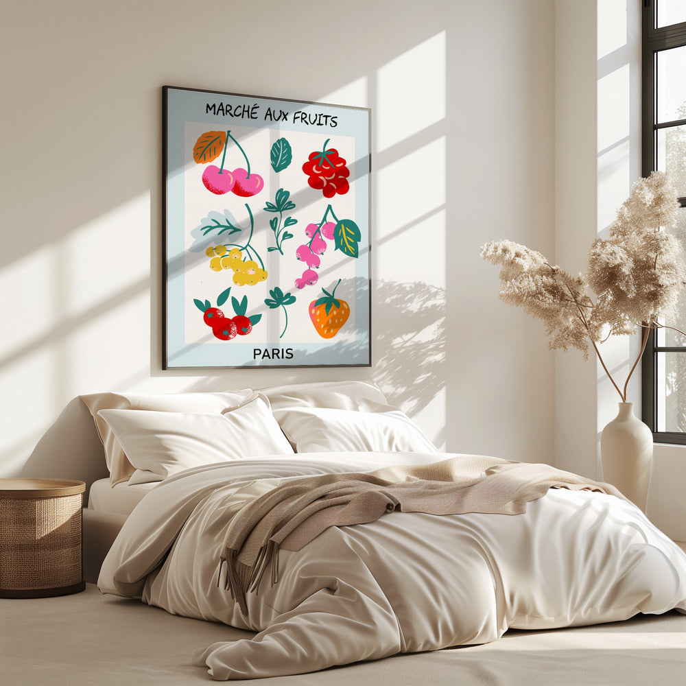Obstmarkt Paris | Poster