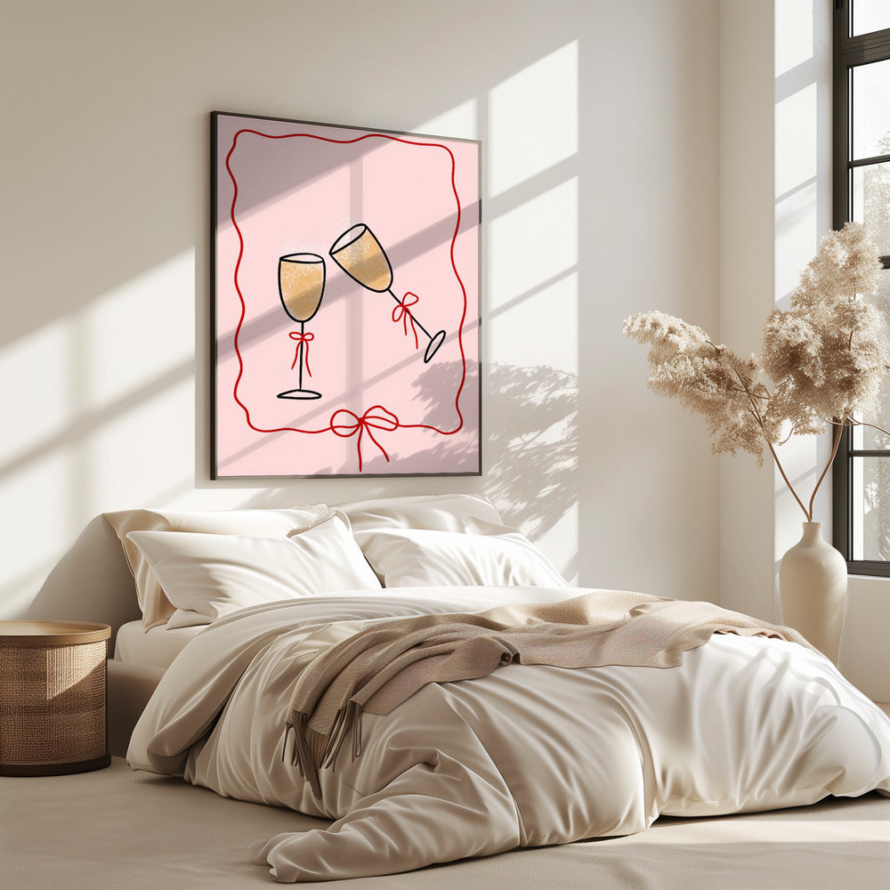 Champagner Prost | Poster