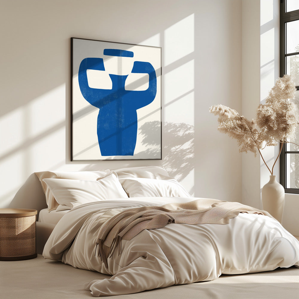 Vase Blau 04 | Poster