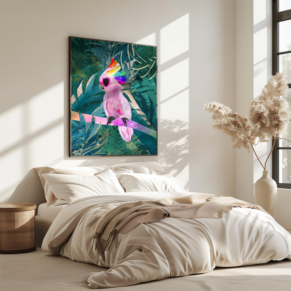 Jungle Rainbow Cockatoo | Poster