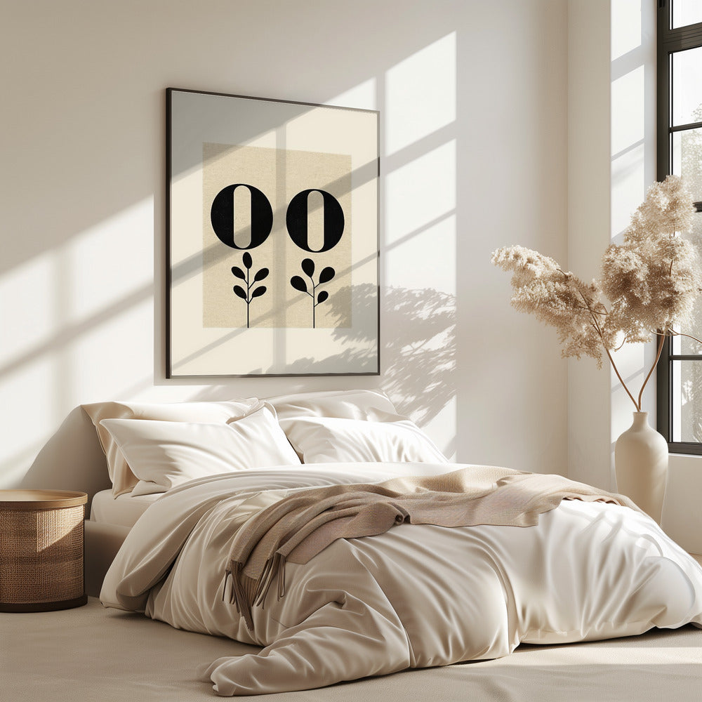 Florale Typografie | Poster