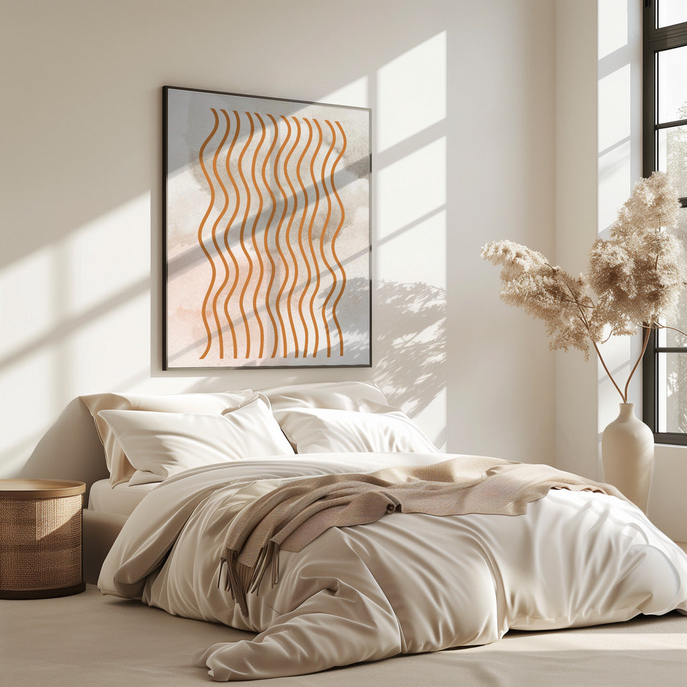 Curved Line Harmony | Poster