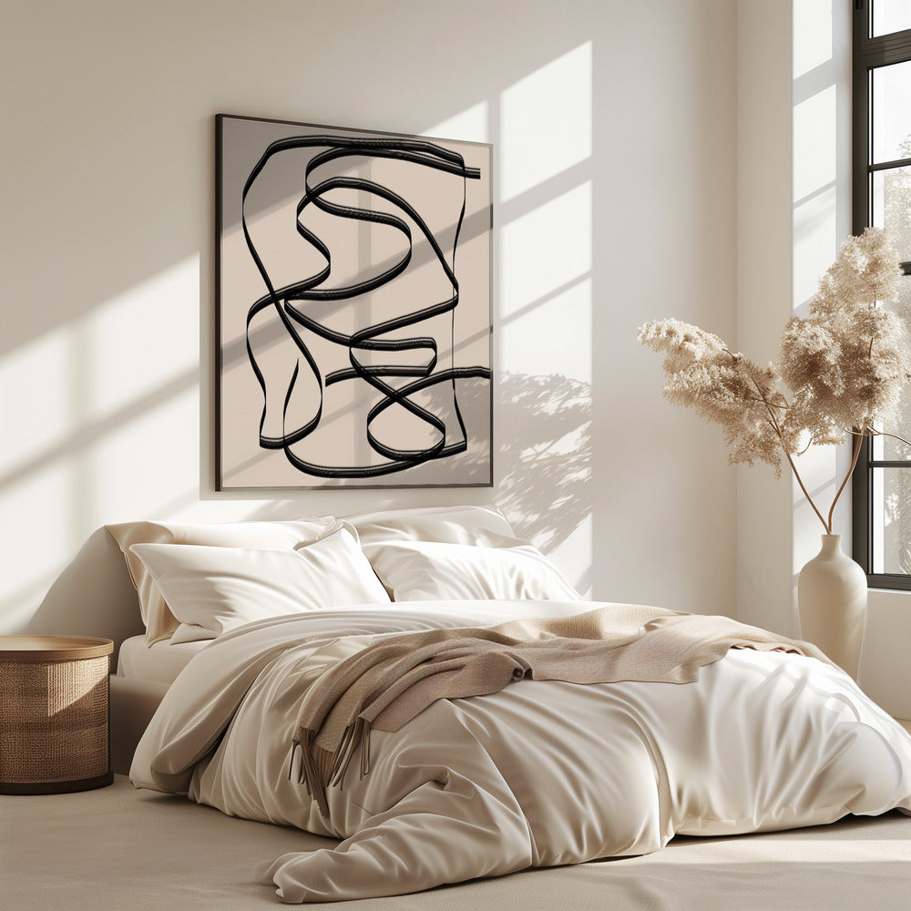 Flowing Lines Maze | Poster