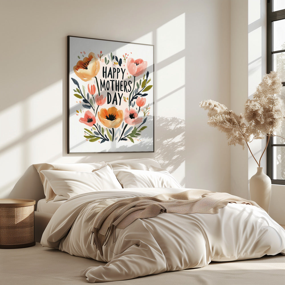 Florale Mutterumarmung | Poster