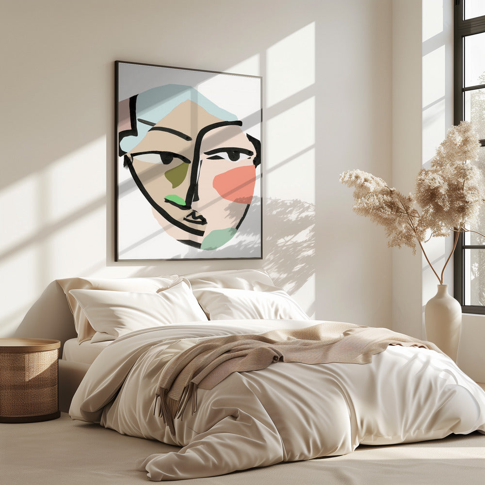 Visage No2 Art Print | Poster