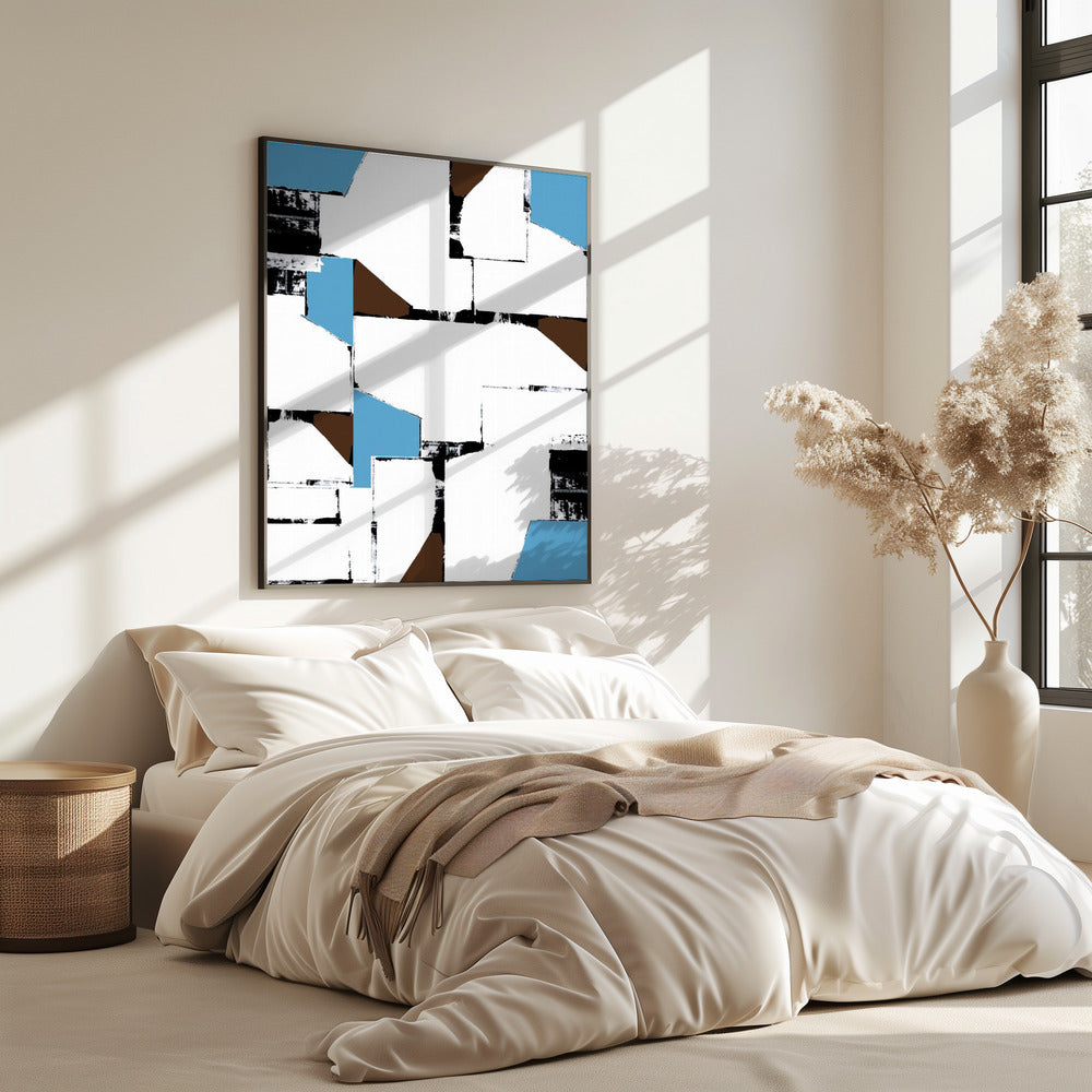Abstrakte neutrale Geometrie Nr. 1 | Poster