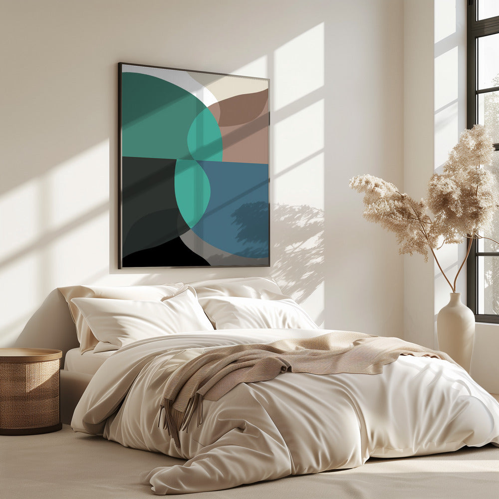 Abstract Shapes Art Print No 2 | Poster