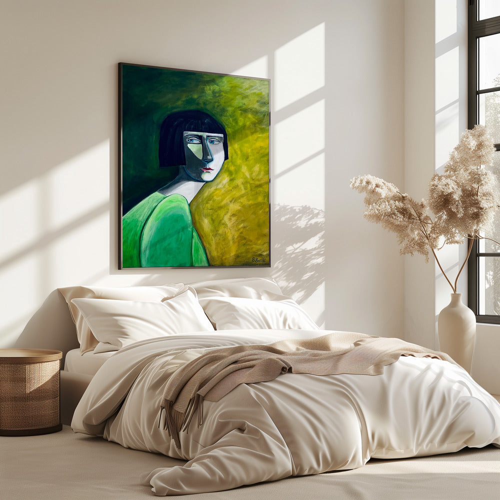 Die Frau blickt zurück | Poster