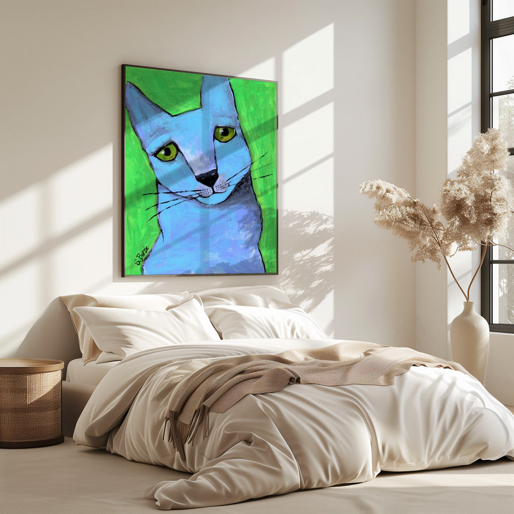 Die große blaue Katze | Poster