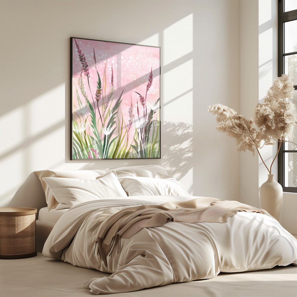Rosa und Grün 33 | Poster