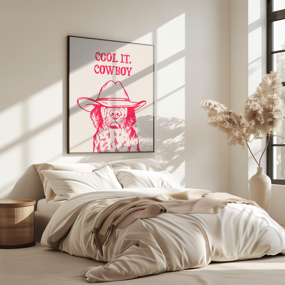 Cooles Cowboy-Pink | Poster