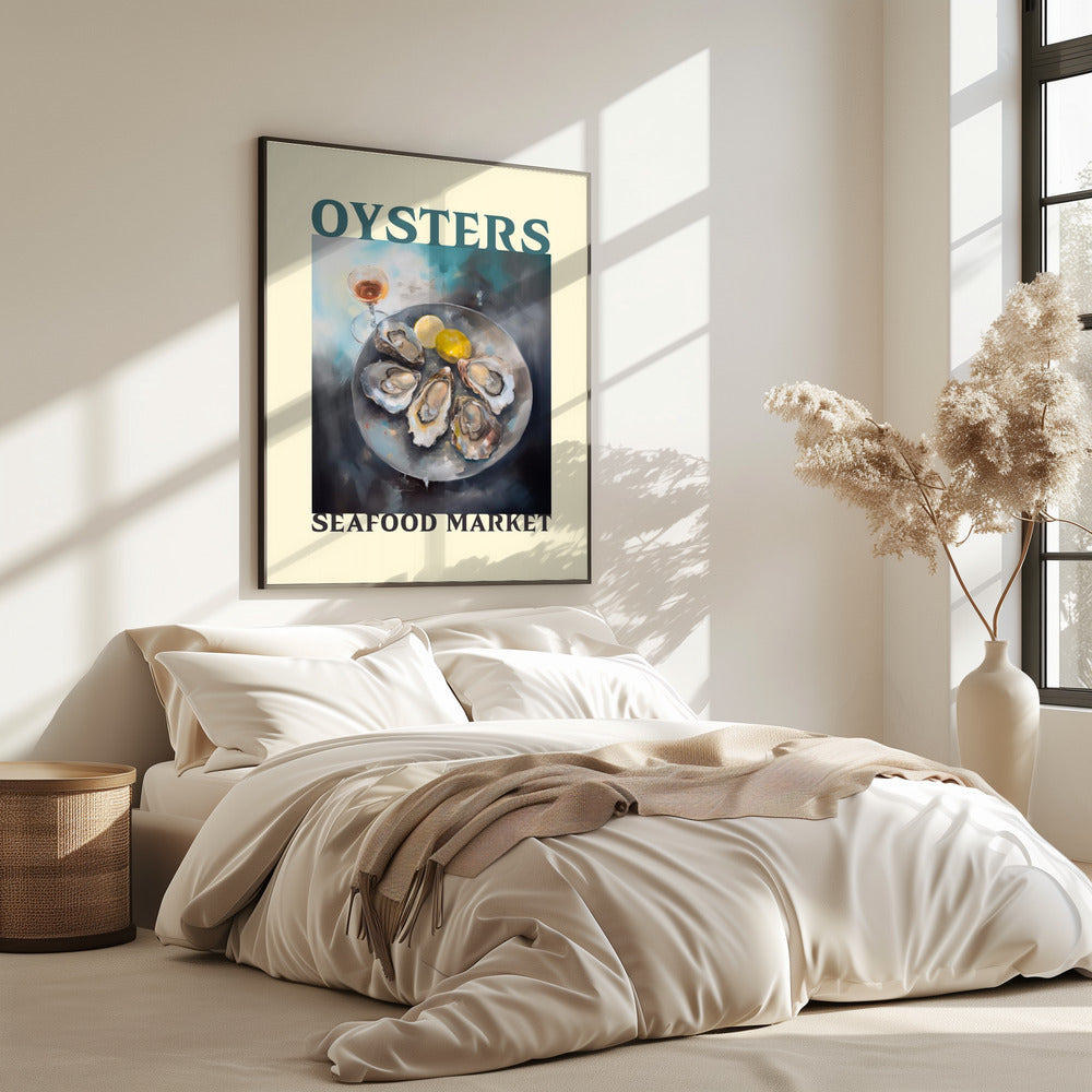 Austern-Meeresfrüchtemarkt | Poster