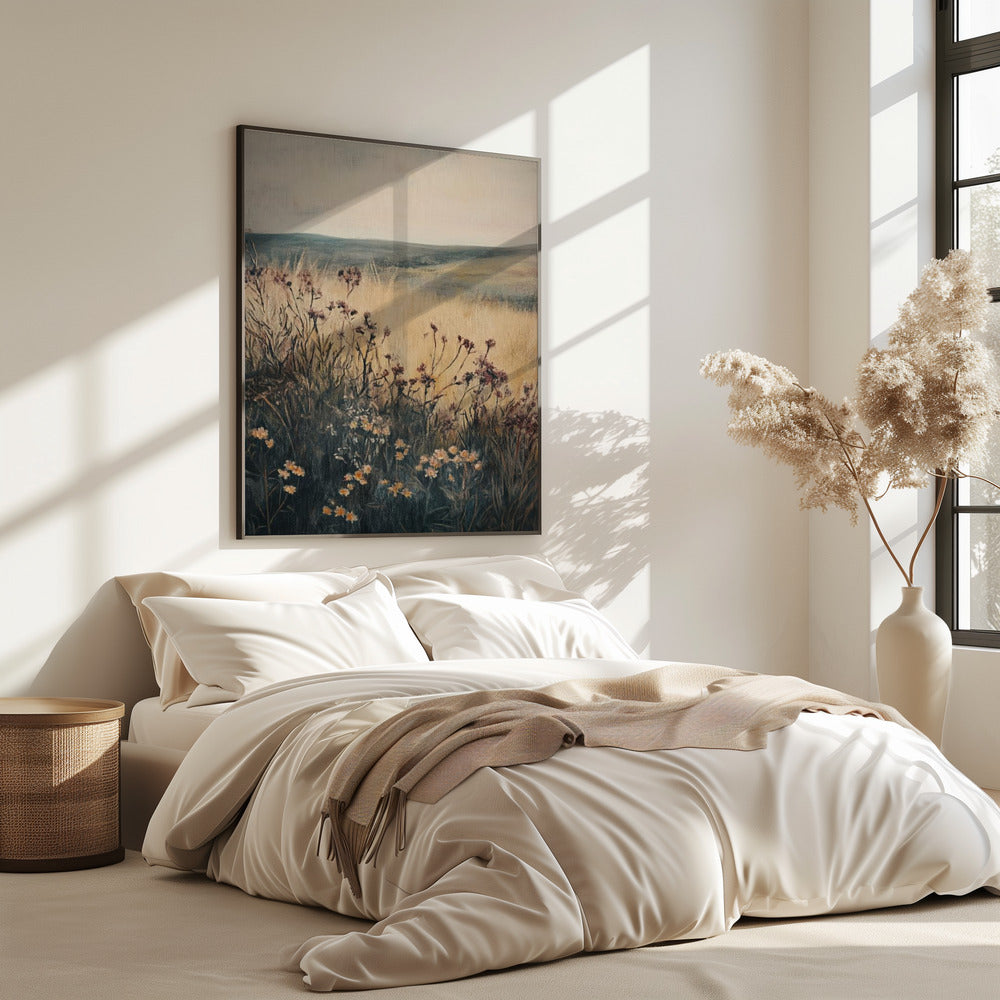 Landschaft Wildblume | Poster