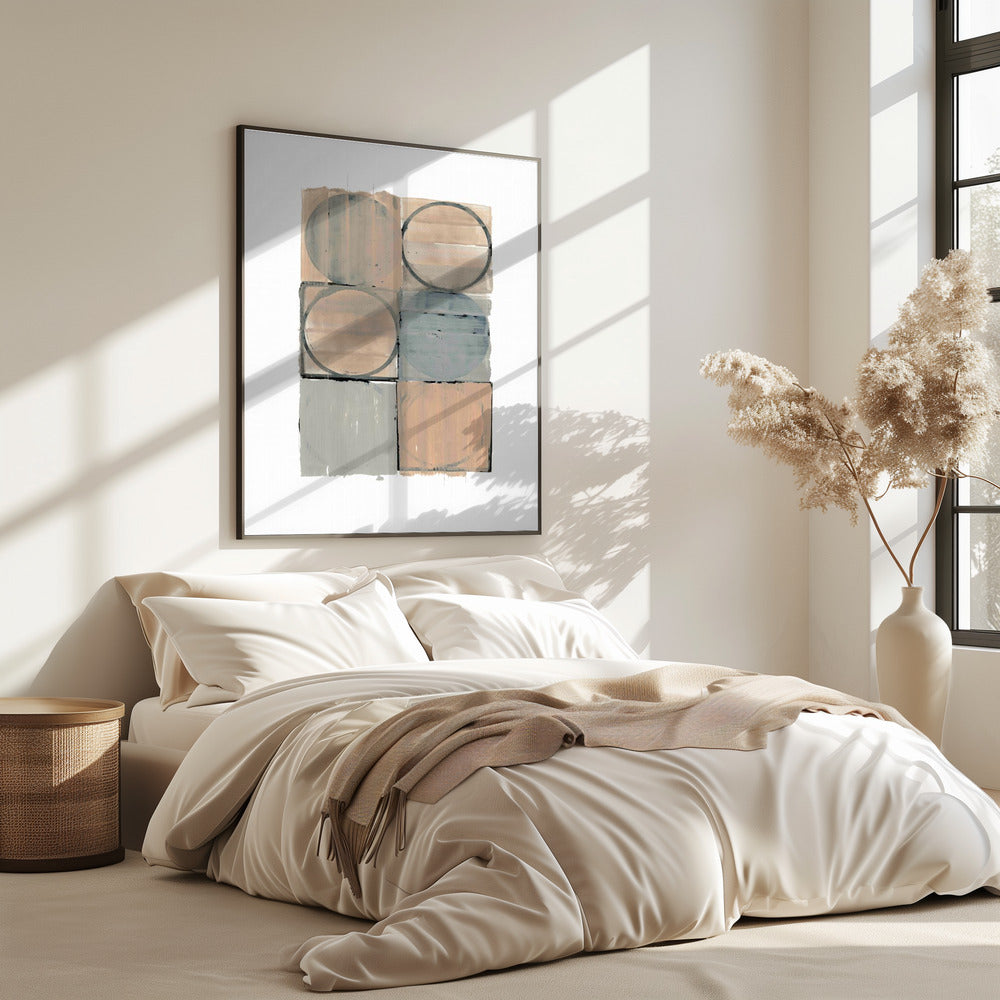 Kreise in Quadraten Nr. 1 | Poster