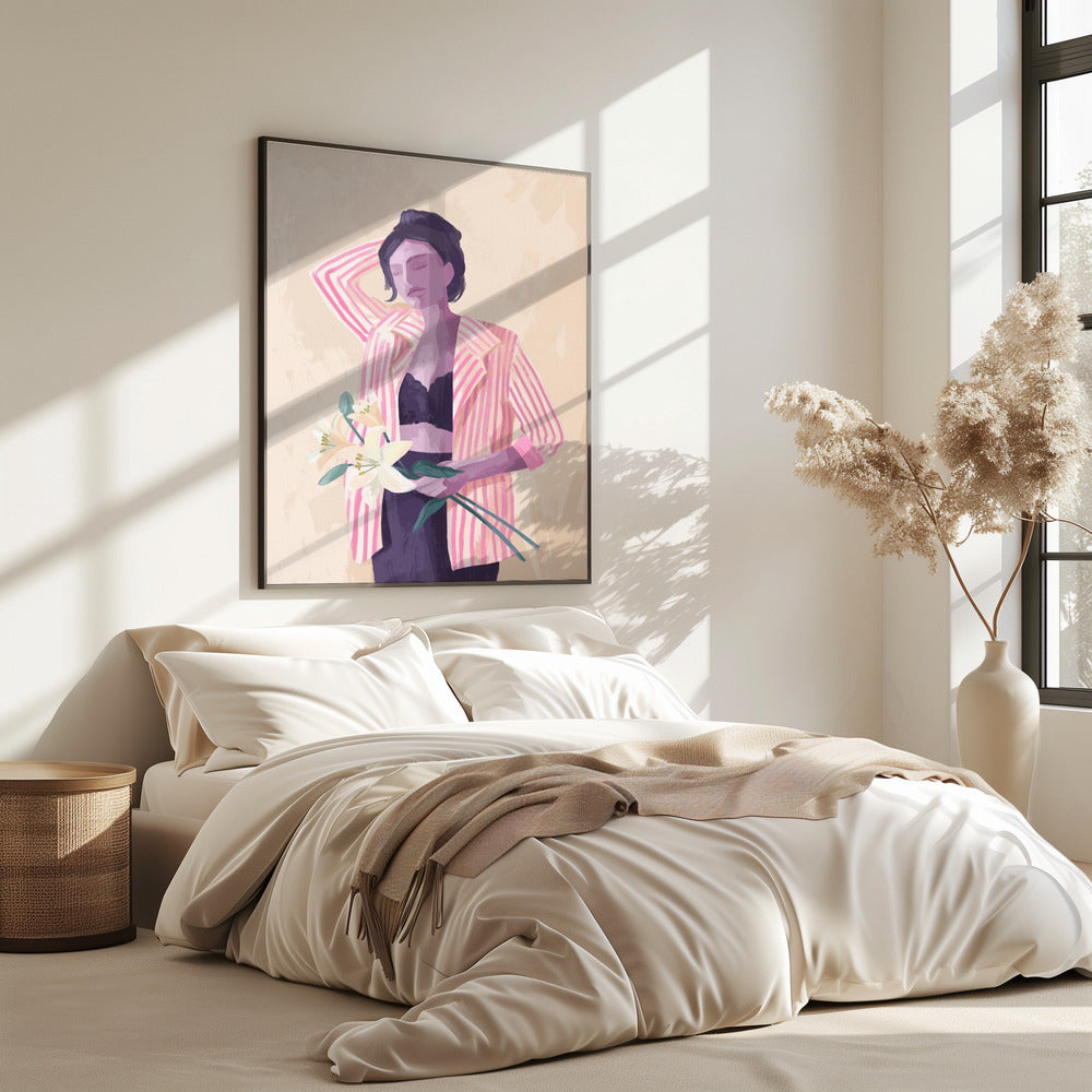 Lilly in einer Jacke | Poster
