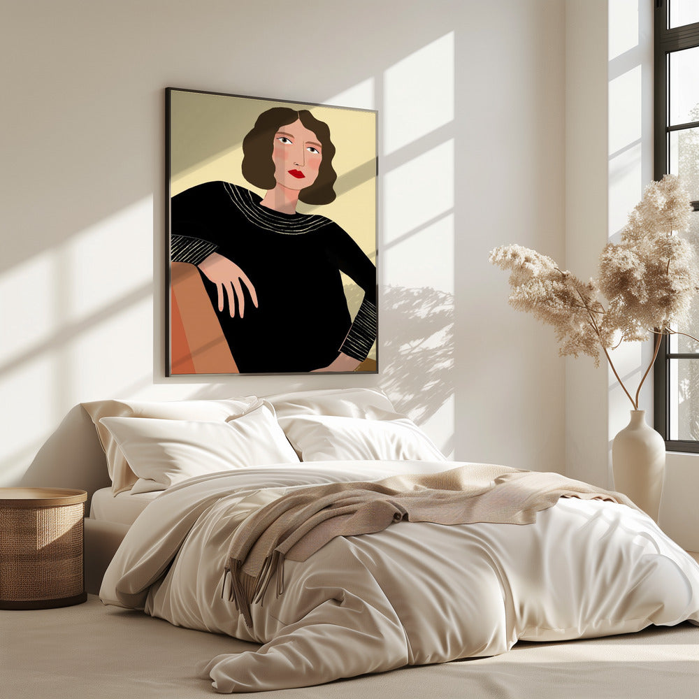 Frau entspannt | Poster
