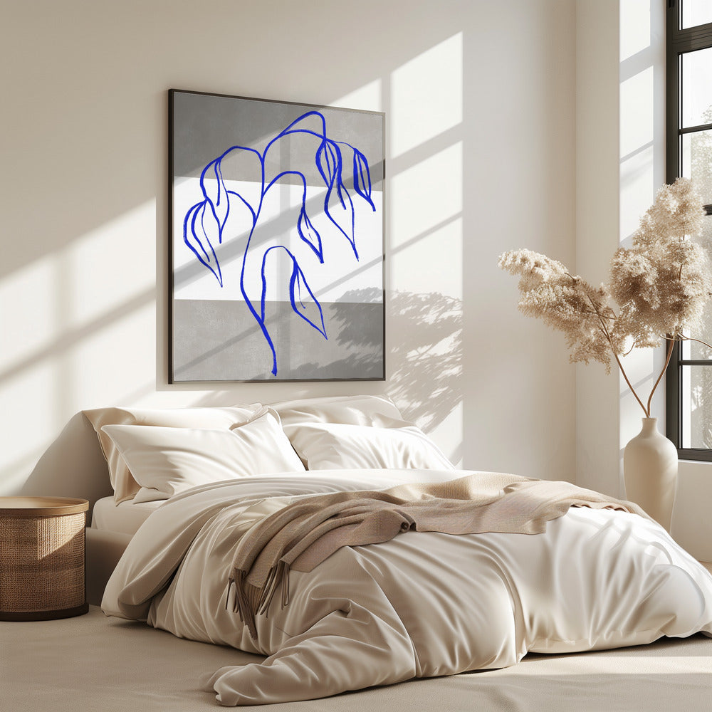 Blaue Eleganz | Poster