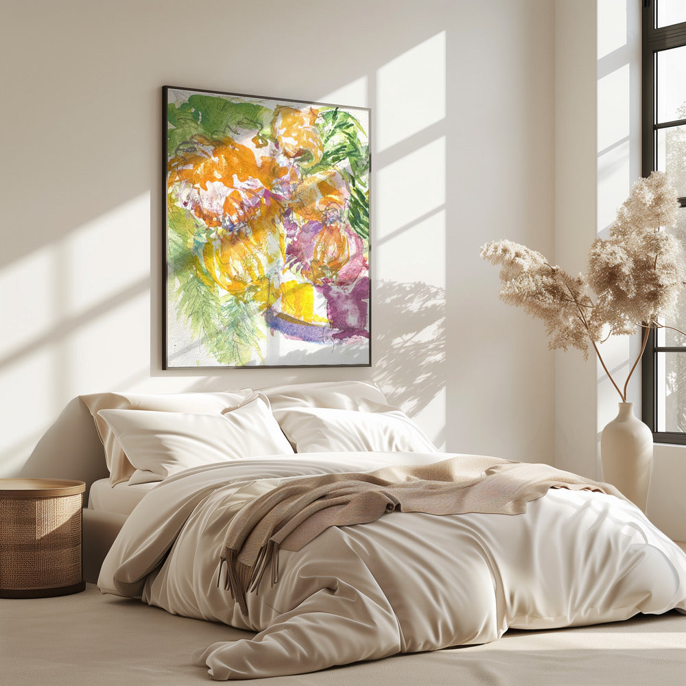Leidenschaft der Orchideenblüte | Poster