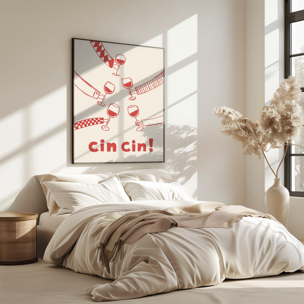 Cin cin! Weinparty mit Freunden | Poster