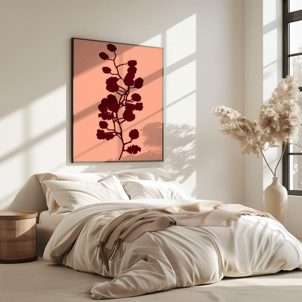 Blumensilhouette 1 | Poster
