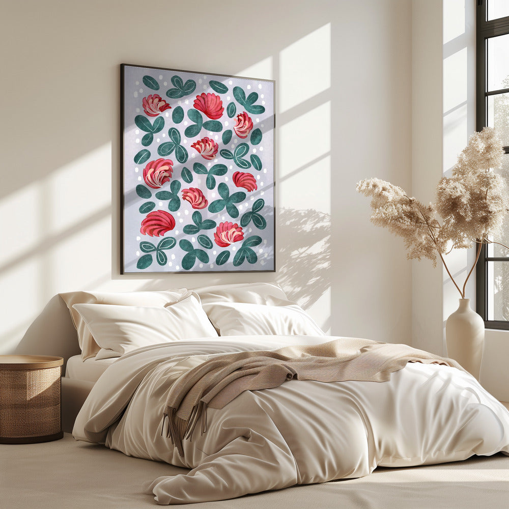 Red flowers III | Poster