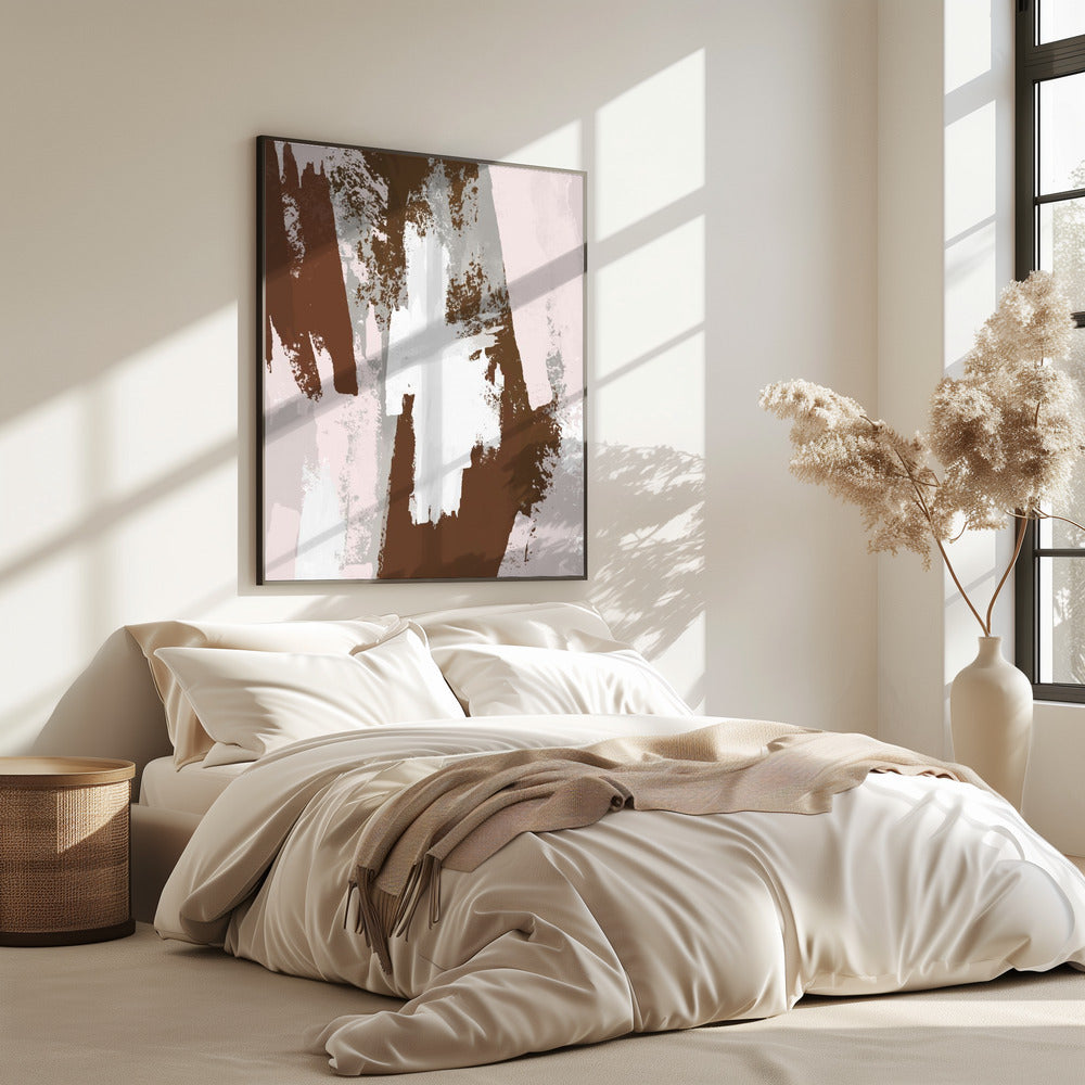 Abstrakte braune Farbe | Poster