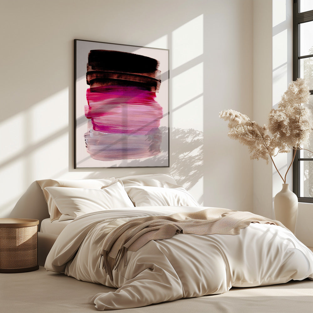 Abstrakte Pinselstriche 184 | Poster
