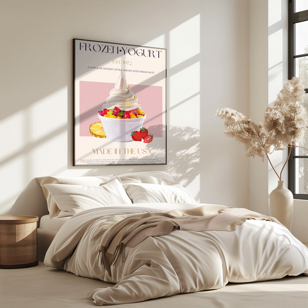 Wirbel aus gefrorenem Joghurt | Poster