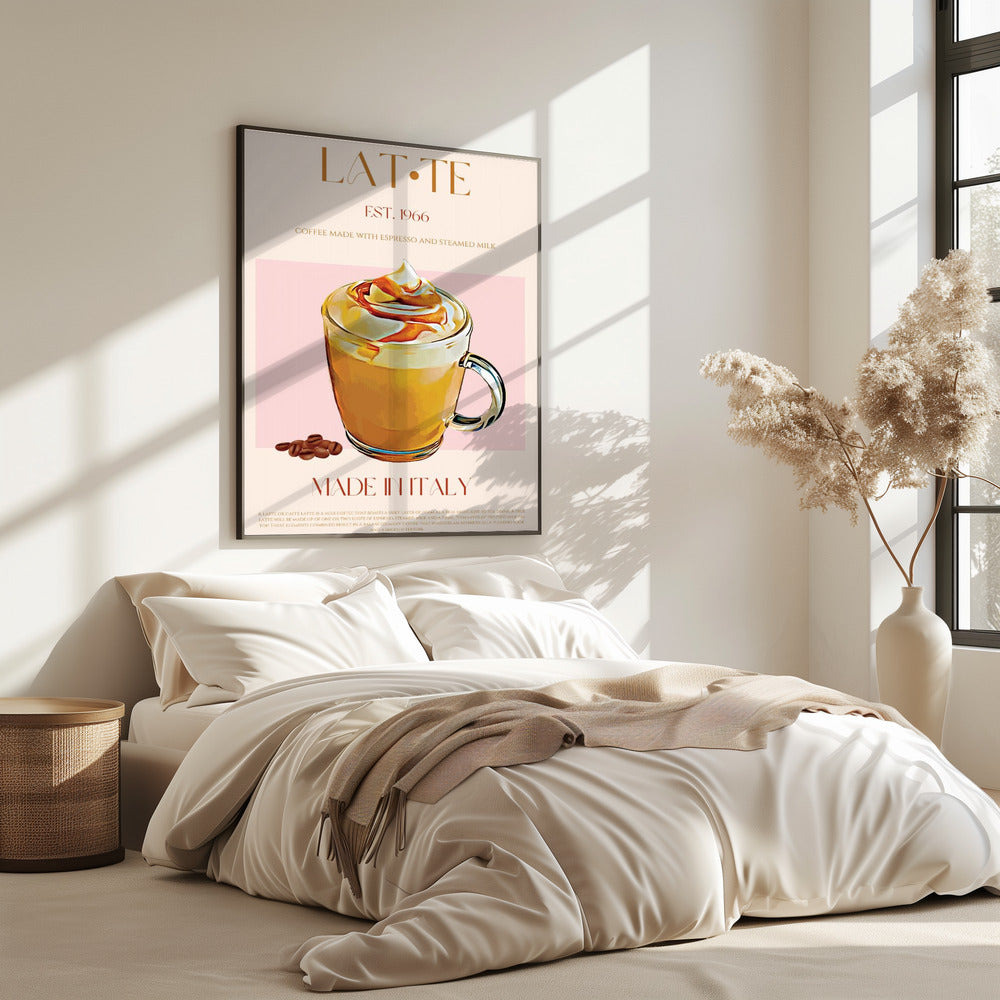 Cremiger Latte-Genuss | Poster